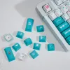 Teclados perfil de cereja 129 chaves pbt teclado teclado mecânico Alice 80 Pro Janta ISO 2.25U 2.75U 7U Barra de espaço 61 68 84 87 96 108 Tecla