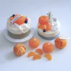 Bougie en plâtre aromathérapie en orange 3D