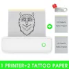 Printers thermische tattoo printer sjabloon machine USB draagbare A4 papierprinter draadloze Bluetooth -overdracht afdrukmachine (5 keuzes)