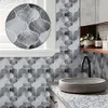 Waterproof Crystal Hard Film Tiles Kitchen Wall Stickers Living Room Bathroom Furniture Art Mural Peel & Stick Wall Decor 10pcs