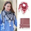 Arabische jacquard patroon volwassen religieuze sjaal hiphop keffiyeh headscarf verstelbare tulband multifunctionele headscarf 240325