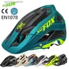 Cycling helmen vleermuis Ultralight mountainbike helm DH downhill mtb integraal gemalen fietsenhelm helmhelm zon vizier veiligheid cap mannen rijden l48