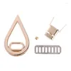 Opbergzakken Water Drop Clasp Draai slot sloten sloten DIY lederen handtaszak Hardware