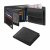 plånböcker för mens mutifunktion RFID som blockerar smal plånbok med 15 kreditkortshållare O8GC#