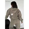 White Foxx Hoodies Swhoods Designer Suit Set Two 2 Piece Women Mens Mens Clothing Set