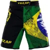 VSZAPメンズブラジルボクシングショーツ印刷MMAショーツファイトグラップリングショートポリエステルキックジェルタイボクシングショーツMMAボックス