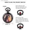 Kieszonkowe zegarki Nowy demon Slayer Kamado Nezuko kwarcowy kwarc dla kobiet Naszyjnik Unikalny wisiorek