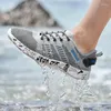 Zapatos informales Los hombres transpirables para hombres, inspiradoras, zapatillas de deporte de zapatillas sin deslizamiento de la playa de verano.