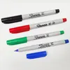 12pcs American Sharpie 37002 Marker permanent Ultra Fine Point Huile étanche à l'encre noire bleu blanc peinture marker stylo propre