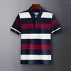 Polo's voor heren casual gebreide Polo shirt met korte mouwen mode solide kleur top