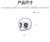 Punk Halloween Fun Skull Head Alloy Emblem Cute Anime Movies Games Hard Email Pins verzamelen metalen cartoon broche Backpack Hat Bagel Rapel Badges