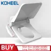 Koheel Square Intelligent Toilet Soupt Couvre des toilettes de bidet électronique Silèle chauffage de toilette intelligente à sec couvercle pour salle de bain