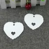 200 % / Lot hartvormige papieren kaart valentijnsdag / bruiloft / wensboom tags / feestje decoreren