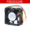 Охлаждение оригинальное F6025x24b DC24V 0,250A 60 мм * 60 мм * 25 мм три линии охлаждающий вентилятор