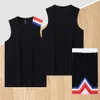 Erwachsene Basketball Trikot Set Frauen Männer Basketball Uniform Training Anzug V-Ausschnitt Basketball-Hemd Doppelpockt Shorts Sportswear
