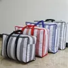 Aufbewahrungstaschen Plastikgewebe Handtasche große Kapazität Starker Griff Gepäck bewegen Verpackung Tragbarkeit wasserdichte Quiltkleidung