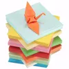 200/520 Sheets 10 Colors Mix Origami Paper Double Sided Coloured Craft Square Assorted DIY Folded Papercraft Tools Multi Size