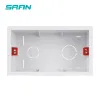 Sran New Wall Mountting Boîte de cassette interne Boîte arrière blanche 144 * 84 * 50 mm pour 146 mm * 86 mm Sockets et commutateurs standard