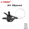 Ltwoo à 9 vitesses A5 Shift Shift 9s Détage arrière cassette KMC X9 Soleil 9V 28/32/42/46/50/52T pour le groupe de groupe Shimano Bike