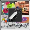 Borsa da tennis Penderant in plastica Mini Tennis Ball Chain Small Ornaments Ornaments Annuncio Fans Solvenir Key Ring