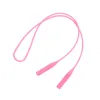 2 stks hoge elastische siliconen bril banden sportrek anti slip bril ketting verstelbare zonnebrillen string touwen houderband