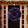 Flores decorativas coronas de halloween impermeable decoración de puertas espeluznantes de alta calidad accesorios de festival versátiles delantero festival