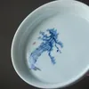 Ręcznie malowany Matsukaze Ceramiczna taca na herbatę osobisty owoce Wsparcie suche talerz kung fu herbaty dekoracje herbaciane