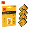 Карты Kodak SD Card V30 A1 High Speed Memory Card Card SDHC/SDXC SD U1 U3 32GB 64GB 128GB 256GB 512GB SD CARD для ноутбука Canon Nikon DSLR Ноутбук