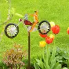 Bicycle Vintage Spinner Fillatore Metatore Filiante Metatore Animale Moto Mulia a vento Rrogetta moto per il cortile e la decorazione del giardino