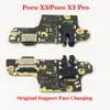 Original USB -Ladeanschluss -Dock -Board -Mikrofon -Jack -Anschluss -Flex -Kabel für Xiaomi Poco X3 /Poco X3 Pro
