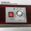 Processeurs Zonesun Manual Machine de chauffage de cellophane pour petite machine d'emballage enveloppe en plastique Box de parfum Cosmetics Poker