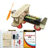 Kids DIY Science Toys criativo Educational Scientific Experiment Kit Tank Balance Balance Relógio Modelos de veículos Presente para menino