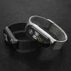 لـ Xiaomi Mi Band 7 Strap Miband 8 7 6 5 4 3 سوار جلدي معدني Mi Band 6 Strap Smart Watch Pulseira Correa NFC Wristband