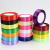 25yard/roll 6mm 10mm 15mm 20mm 20mm 25mm 40mm 50 mm Seiden Satinbänder Handwerk Bug handgefertigt DIY Gift Box Wrap Party Hochzeit dekorativ