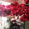 5/10/18/24/40 pouces ballons en papier d'aluminium rouge Air Globos Mariage Saint-Valentin Mariage Mariage DÉCORATIONS DE PART