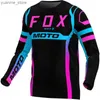 Chemises cyclables sur les hommes en downhill Jersey Camiseta Bat Motocross Jersey Mountain Bike Shirt Enduro Jersey Enduro Camisas Ciclismo Y240410