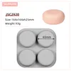 Silikolove DIY SILICONE SOAP Moule pour le savon fait à la main Formes Formes 3D Moule de savons carrés Rounds Ovales Moules Fun Cadeaux