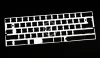 Tastaturen 60% Aluminium Mechanische Tastatur -Plattenstütze XD60 XD64 GH60 Silberfarbe