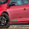 2 szt. Wyścigowe sportowe drzwi Body Graphics Winylowa naklejka dla Renault Megane RS Clio Twingo Sandero Arkana Akcesoria