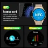 Montres LIGE NFC Smartwatch Women Men Amoled 466 * 466 Écran Afficher toujours Watch Bluetooth Call Bluetooth Smart Watch pour Android iOS