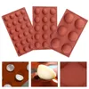 6 15 24 Holes Ball Chocolate Mold Set Slicone Molds For Baking Pastry Forms Baking Tools Accessories Dessert Bombs Hemisphere