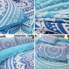 Sängkläder sätter täcke täcke lakan kudde kinesisk stil polyester reaktiv tryckdekoration sovrum hem 3 datorer