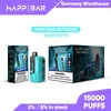 Happ Bar Vaper 15000 Vape Puff 15K 18K Display Screen E Cigarett Boost Lägen