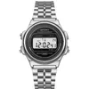 Armbandsur Yikaze Men's Watch Classic F91 rostfritt stål Män klockor LED Digital Sport Business elektronisk armbandsurklocka för man