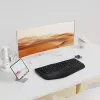 Combos RGB Bluetooth backlit wireless ergonomic keyboard and rgonomic Wireless Vertical Mouse for mobile PC tablet gaming gamer