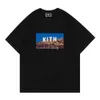 Kith Mens Design T-Shirt Frühling Sommer 3Color T-Shirts Urlaub Kurzarm Casual Briefe Drucken Tops Größe Range S-XXL