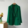 Damespakken Blazers Plus Size S-7XL Dubbele borstborsten Blazers For Women Office Lady OL Loose Oversize Classic Coat Suit Jack Chic Outwear Outfits C240410