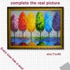 5D Diamond Painting Kit Landscape Four Seasons Tree Ab Diamond Fantasy Home Decor Full Circle DIY Вышивка мозаика