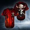 Plstar Cosmos Baseball Jersey Camisa Hunter Baseball Skull 3D Jersey de beisebol Impressa US Tamanho Love Skull Gift Hip Hop Tops