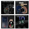 Watches Kaloste Smartwatch 2022 Ny AMOLED 390*390 HD -skärm alltid på displayen Bluetooth Ring IP68 Waterproof NFC Women Män SMAR Watch